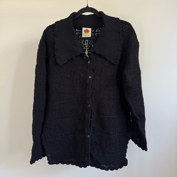 FARM Rio Black Women's Cardigan
